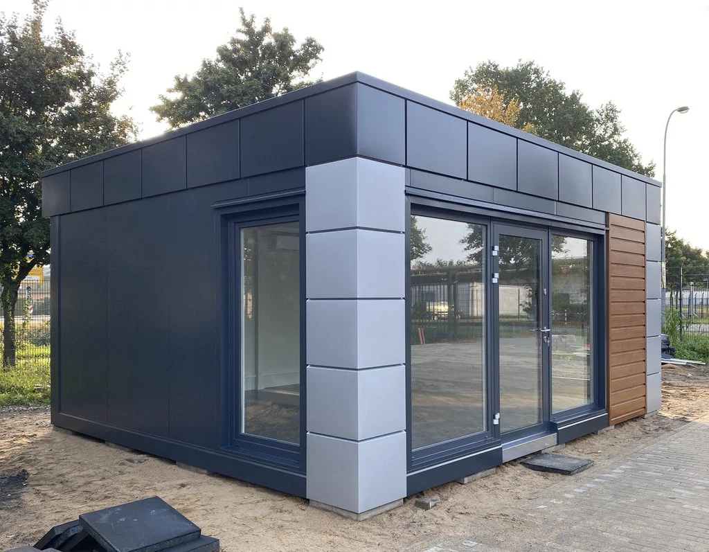 Contentor Escritório Duplo Modelo «London» 6,00 × 5,00 m (30 m²)